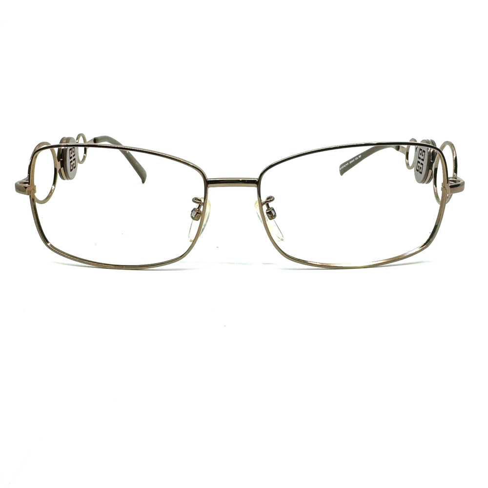 Givenchy SGV 210 Sunglasses Frames Only Gold Silver Col.R80 H11743‎